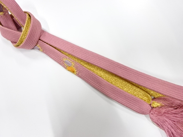 正絹　手組帯締め